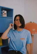 Lade das Bild in den Galerie-Viewer, NO MEANS NO – UNISEX OVERSIZE SHIRT BLUE SOUL