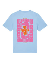 Lade das Bild in den Galerie-Viewer, NO MEANS NO – UNISEX OVERSIZE SHIRT BLUE SOUL