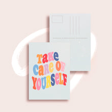 Lade das Bild in den Galerie-Viewer, TAKE CARE POSTKARTE